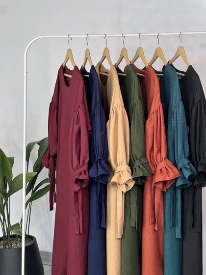 پیراهن مانتویی درفام