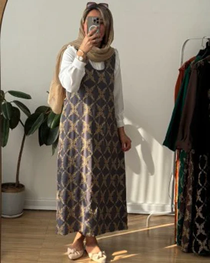 پیراهن مانتویی فرشته