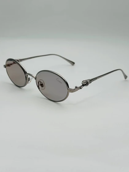 عینک آفتابی زنانه ومردانه کارتیر Cartierمدل بیضی SG-f0013با طراحی لوکس وخاص