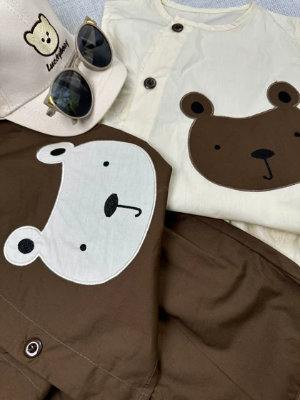 تاپ و شلوارک حلقه‌ای تدی