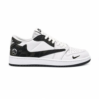 کفش و کتانی مردانه مدل نایک ترویس NIKE TRAVIS رنگ سفید طوسی کد 30359