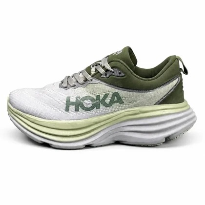 کفش کتانی زنانه هوکا سبز طوسی HOKA