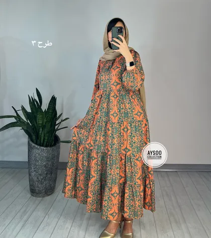 پیراهن طرحدار مزونی42