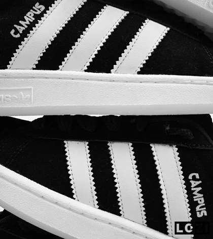 کفش کتانی مردانه مشکی ADIDAS Campus