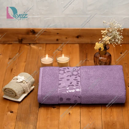 حوله استخری طرح سورپرایز رنگ بنفش روشن