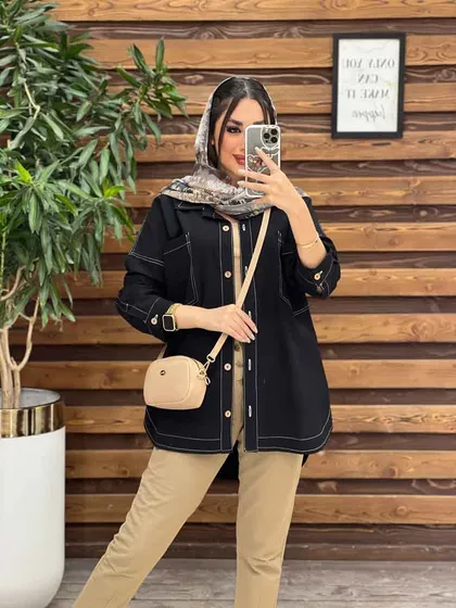 مانتو شومیزی دوخت دار