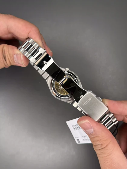 ساعت مچی سیتیزن سویوسا اتوماتیک بند سیلور صفحه زرد Citizen Tsuyosa