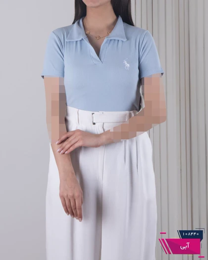 پلوشرت زنونه کبریتی گلدوزی ELSA/POLO