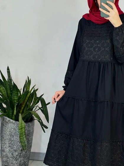 پیراهن مانتویی نیلسا