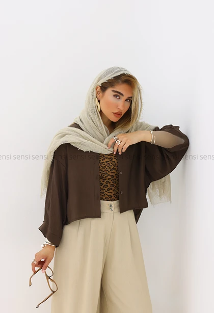 شومیزNR باکسی پشت بلندکد1006212