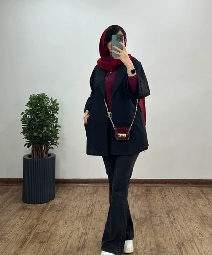 مانتو کتی لینن آوین 8(ایراد دار)