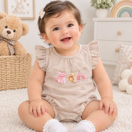 سرهمی نوزادی دخترانه 3 الی 24 ماه کد 349