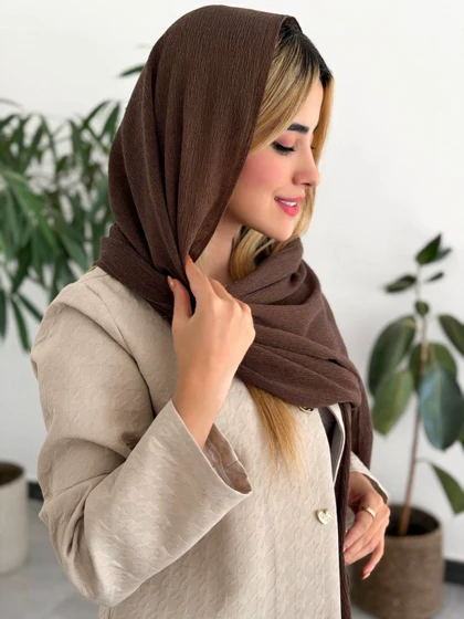 کت ژاکارد کرمی پاییزه زنانه کد MANELI