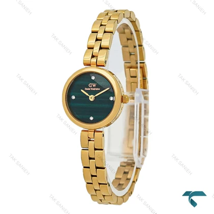 ساعت دنیل ولینگتون ELAN زنانه طلایی صفحه سبز طرح دار DW-8931-L