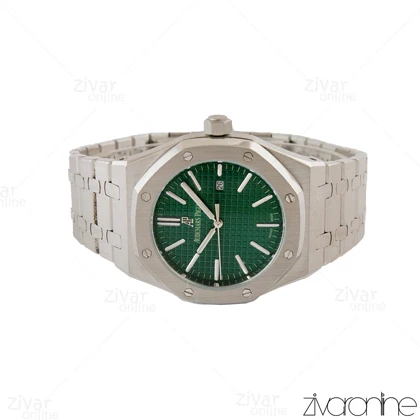 ساعت اودمار پیگه (AP) مردانه صفحه سبز ایندکس خطی 105262