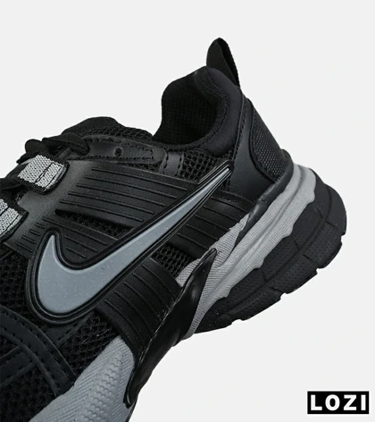 کفش کتانی مردانه و زنانه مشکی طوسی Nike Cushlon V2K مدل 8610