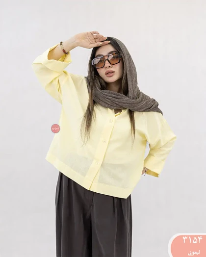 شومیز باکسی آیلو 3154