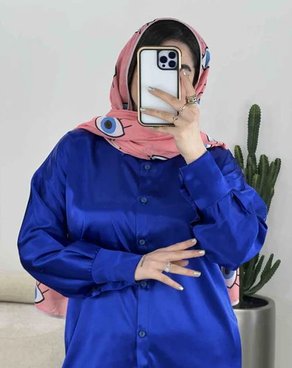 شومیز ساتن (73) کد3179