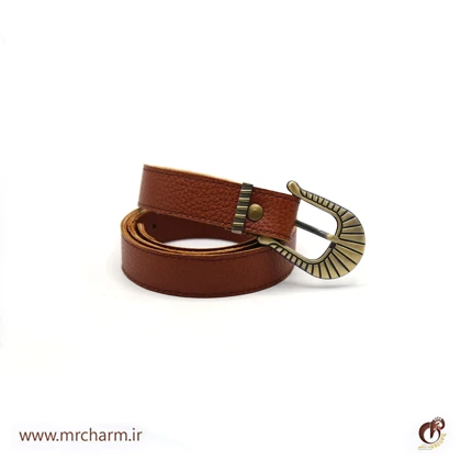 کمربند چرم زنانه دست دوز mrc2714-13