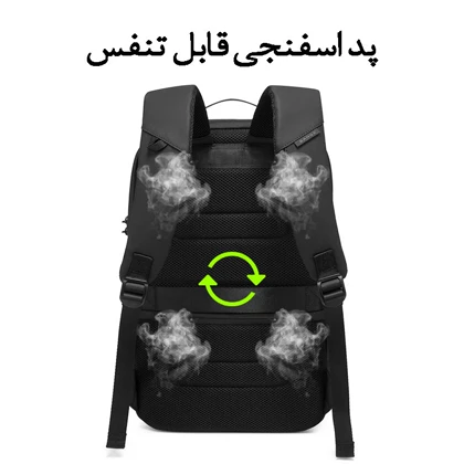 کیف کوله پشتی ضد سرقت لپ تاپ اورجینال بنج BANGE 7225