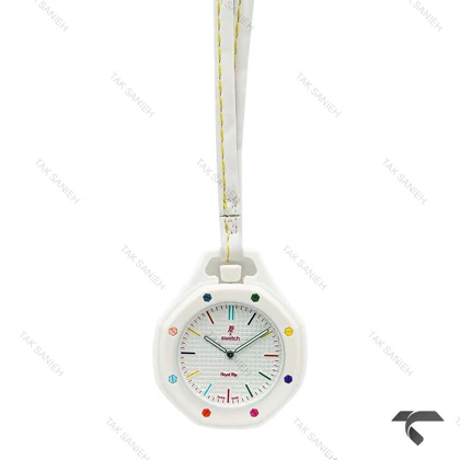 ساعت رویال پاپ HUIT BLANC سفید Swatch-10711-U