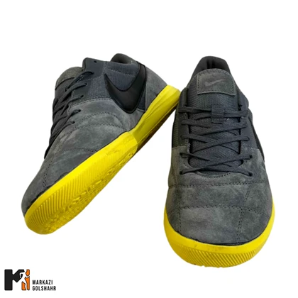 کفش سالنی مردانه نایک پریمیر سالا طوسی زرد
