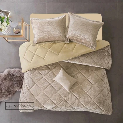 روتختی مینیمال مخمل طرح لوزی استخوانی 108000