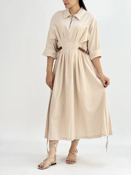 پیراهن لینن ژیارا زنانه/آراسز