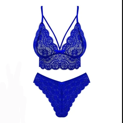 ست لباس زیر زنانه مدل گیپور کد 776 رنگ آبی 5 (1امتیاز) 1 نظر