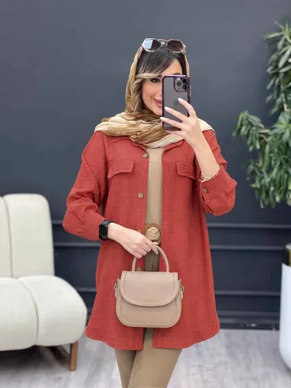 مانتو بغل سه دکمه آیلار