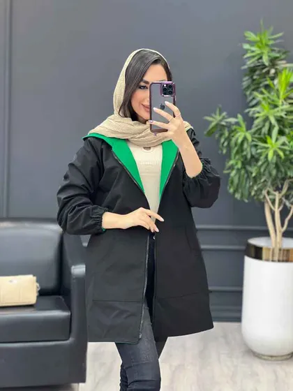 بارانی دورو کمر دار