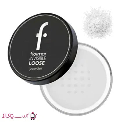 پودر بیک فلورمار بی رنگ مدل invisible loose وزن 18 گرم