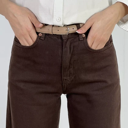 شلوار جین نیم بگ 1007783