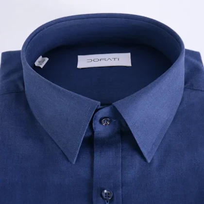 پیراهن رسمی مردانه فلورا سورمه ای