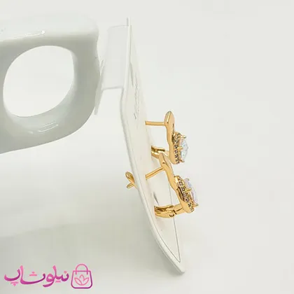 گوشواره ژوپینگ با کریستال سواروسکی اشکی
