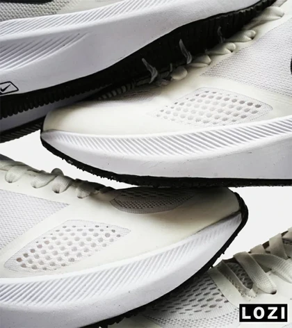 کفش کتانی بزرگ پا سفید مشکی Nike guide 10