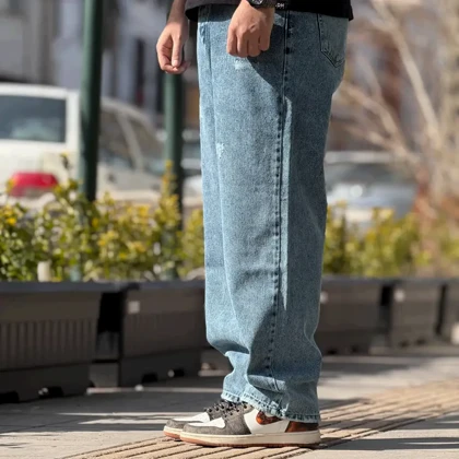 شلوار بگ آبی Balenciaga کد 156