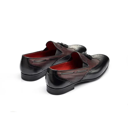 Laser Cut Tassel Loafer S321-2