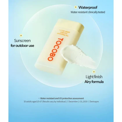 ضد آفتاب استیکی ضد آب توکوبو زرد مدل VITA حاوی SPF50