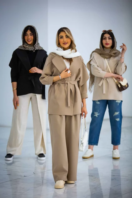 مانتو مازراتی استین شنل دار