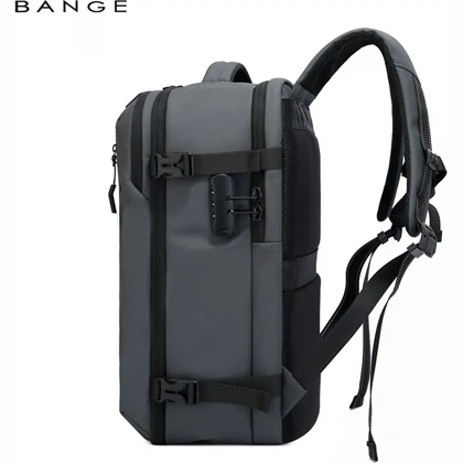 کوله پشتی لپ تاپ 15.6 اینچ بنج اصل Bange BG-7876 طرح چمدان رمزدار 22 لیتری