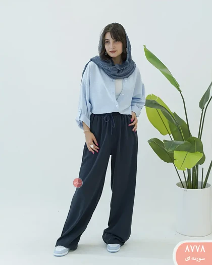 شلوار بگ سیلک8778