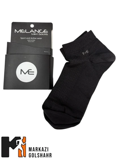 جوراب مچی مردانه ملانژ نخی کد 404