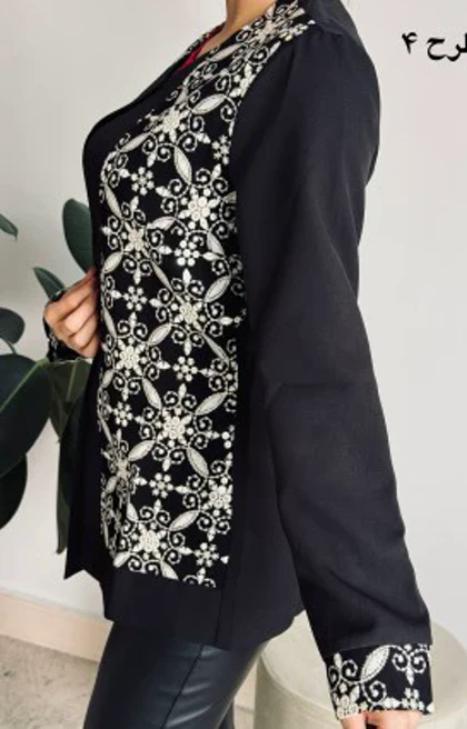 کت مزونی با خرجکار سوزندوزی
