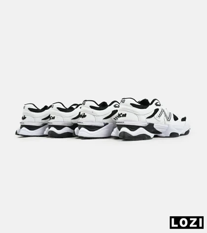 کفش کتانی مردانه و زنانه سفید مشکی NEW BALANCE 9060