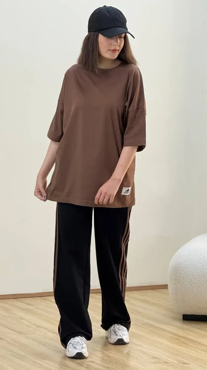 ست تیشرت و شلوار متین