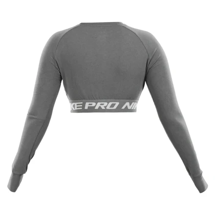 ست نیم‌تنه و کشاله بند ورزشی زنانه مدل Dri Fit-612 طوسی روشن
