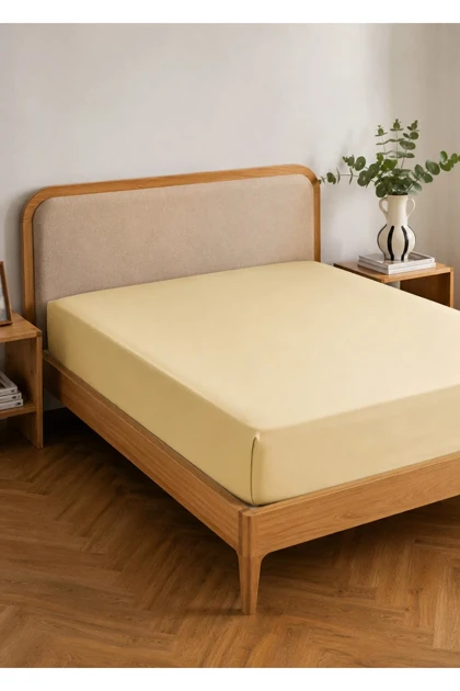 ملحفه کشدار دو نفره Bella Maison مدل Premium Tencel