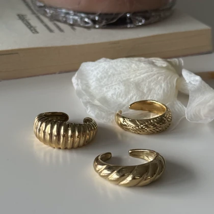 انگشترای فول استیل مشابه طلا