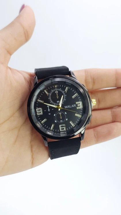 ساعت مچی مردانه والار Walar WG0239 با موتور کوارتز و سبک 3موتوره